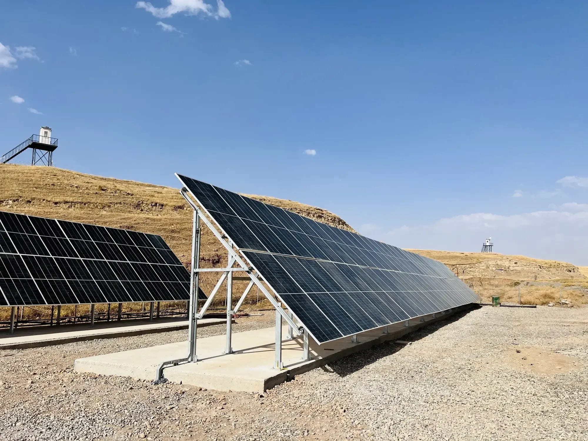 Solar power reducing emissions